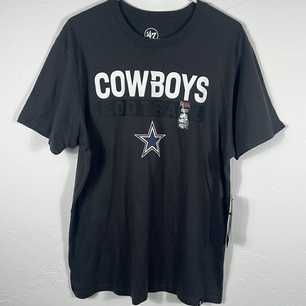 🔥🏈 “NWT” DALLAS COWBOYS FOOTBALL ‘47 Brand -Charcoal - Mens Large - NEW